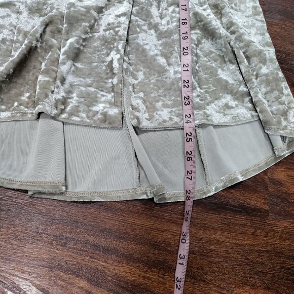 IC by Connie K Classic Lagenlook Artsey Crushed Velvet Jacket Tan Women's Small - Picture 12 of 13